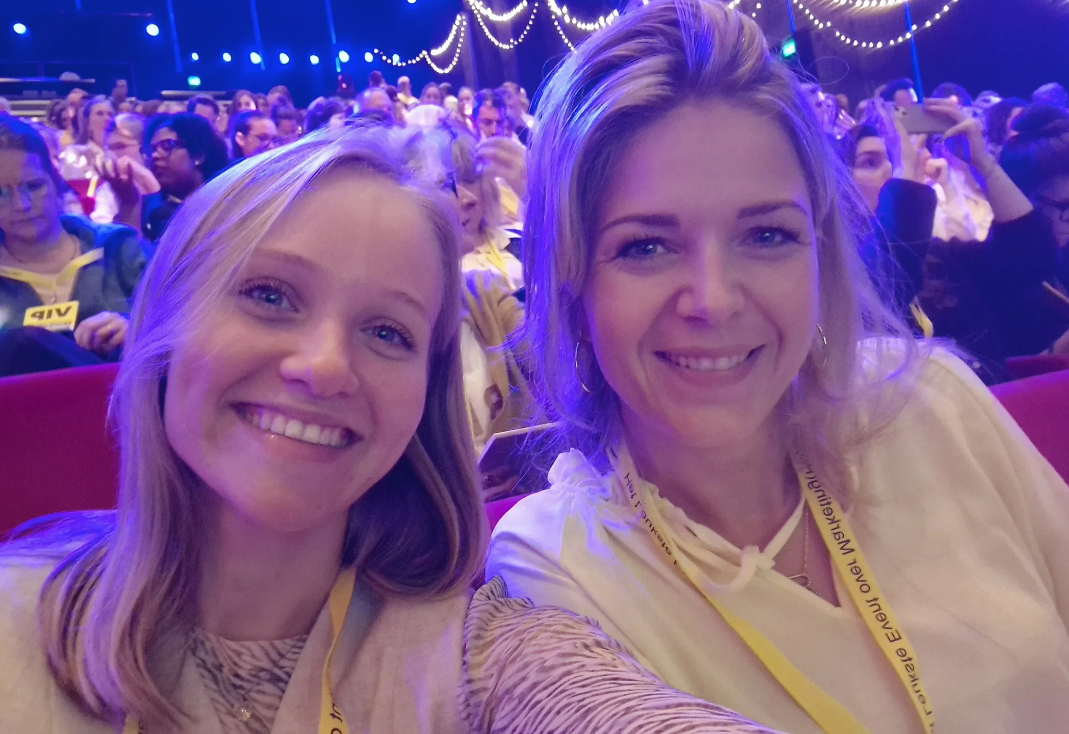 marleen en vera in het publiek
